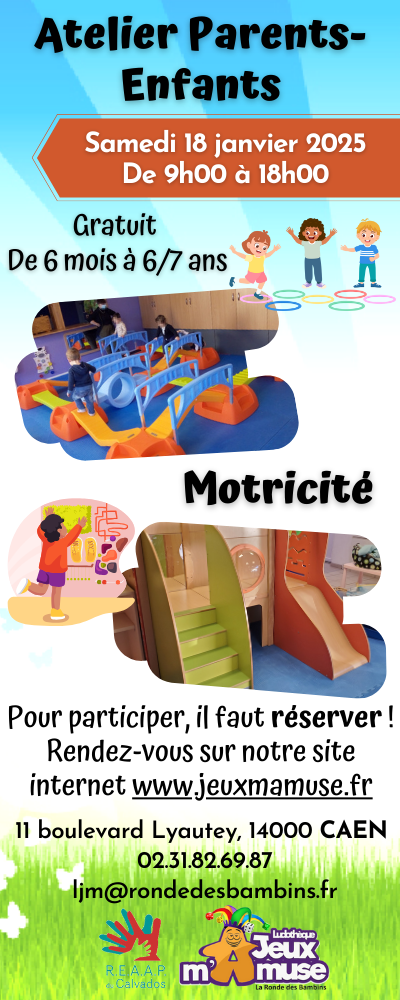 Visuel site événements ludo - atelier motricité 18 01 2025